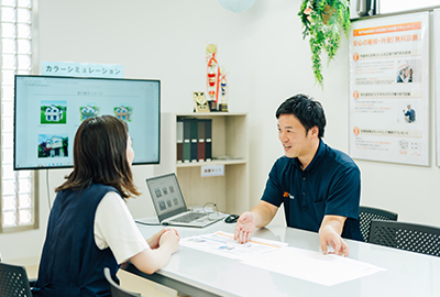 専門家が分かりやすい資料で丁寧にご説明