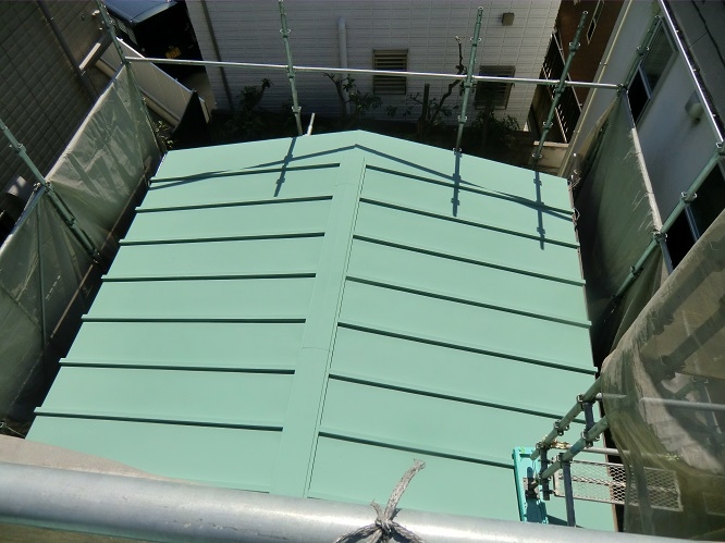 屋根塗装工事/断熱セラミックガイナ塗装