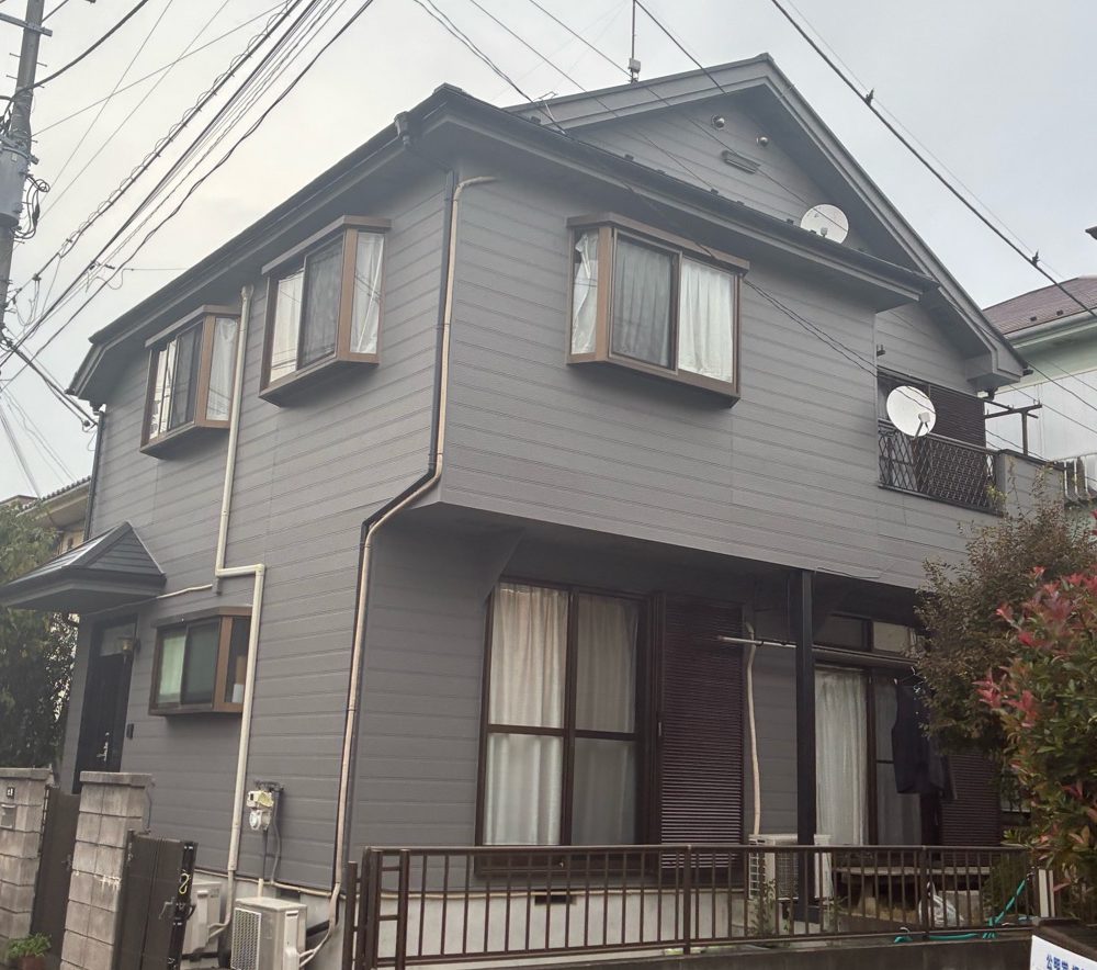 町田市小山町｜外壁塗装・屋根塗装｜ミネラルグレイ