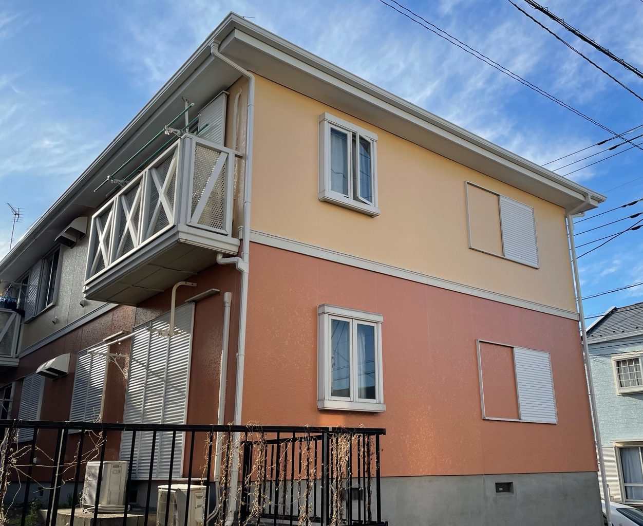 町田市南大谷｜外壁塗装・屋根塗装｜ワームクレイ×アプリコット
