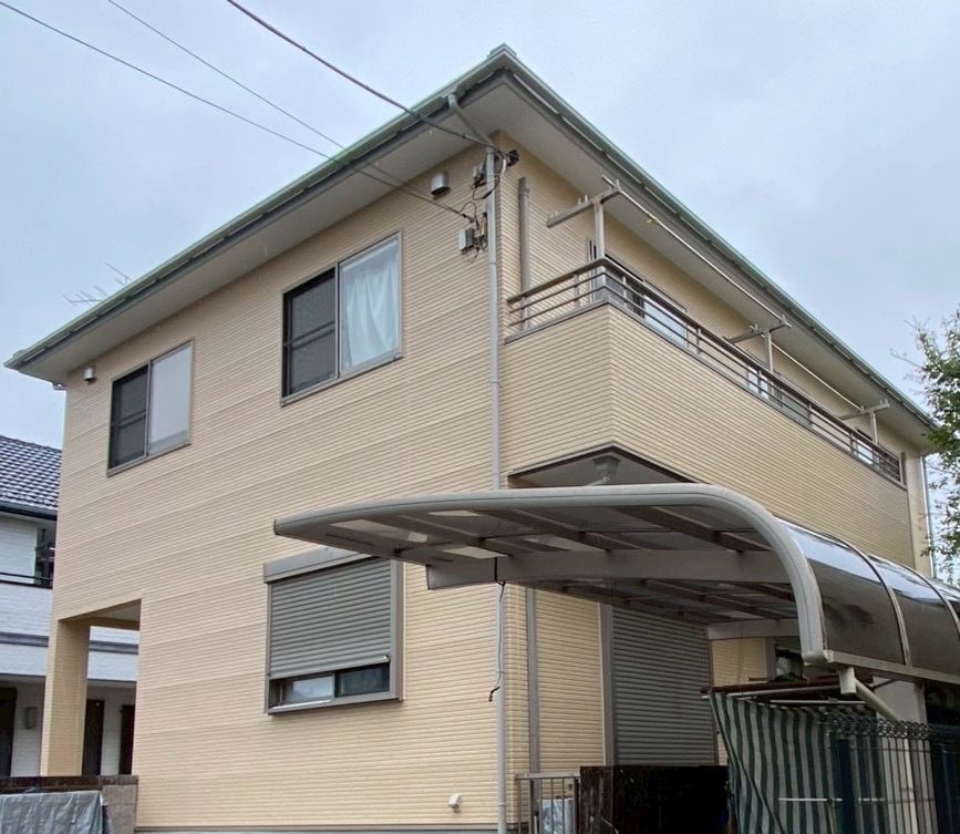 千葉市緑区誉田町｜外壁塗装・屋根カバー｜スーパーガルテクト施工